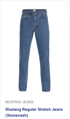 Mustang 43245 Stonewash Stretch Jean