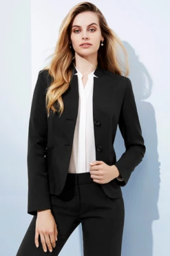 Biz Collection 60113 Reverse Lapel Jacket