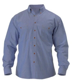 Bisley B76407 Chambray Shirt - Long Sleeve