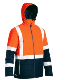 Bisley BJ6929HT Taped Hi Vis Puffer Jacket -Bisley Shop BJ6929HT 2