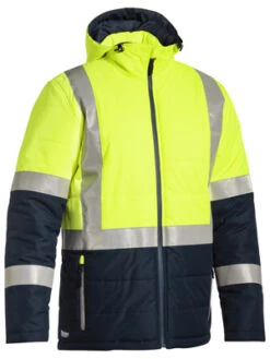 Bisley BJ6929HT Taped Hi Vis Puffer Jacket