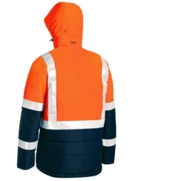 Bisley BJ6929HT Taped Hi Vis Puffer Jacket -Bisley Shop BJ6929HT 3
