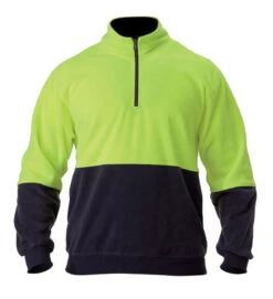 Bisley BK6889 Hi Vis Polarfleece Zip Pullover