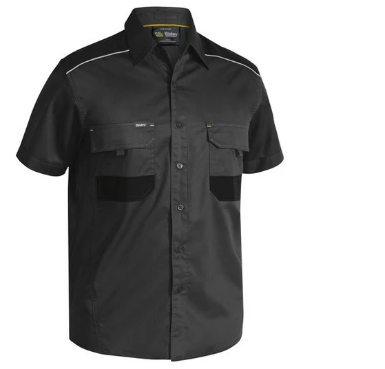 Bisley BS1133 Flex And Move Short Sleeve Shirt 3 Bisley BS1133 Flex And Move Short Sleeve Shirt - Image 3