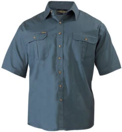 Bisley BS1433 Original Cotton Drill Shirt - Short Sleeve -Bisley Shop BS1433 2