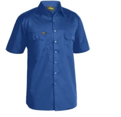 Bisley BS1893 Cool Lightweight Drill Shirt - Short Sleeve -Bisley Shop BS1893 1