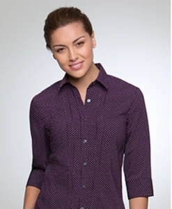 City Collection 2172A City Stretch Spot Shirt