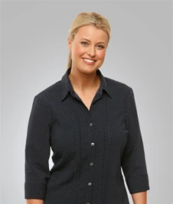City Collection 2172A City Stretch Spot Shirt -Bisley Shop CITY2172A 4