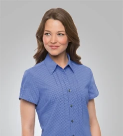 City Collection 2173A S/S City Stretch Spot Shirt -Bisley Shop CITY2173A 2