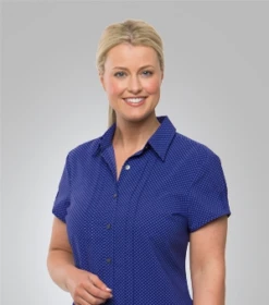 City Collection 2173A S/S City Stretch Spot Shirt -Bisley Shop CITY2173A 5