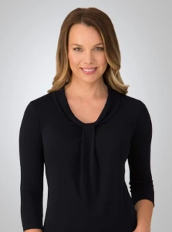 City Collection 2221 Pippa 3/4 Sleeve Knit Top -Bisley Shop CITY2221 7