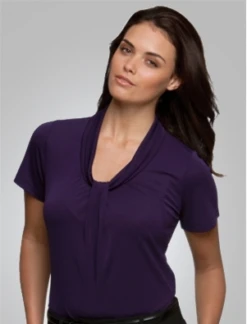 City Collection 2222 Pippa S/S Knit Top -Bisley Shop CITY2222 4