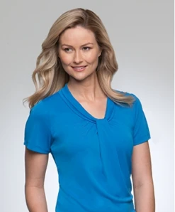 City Collection 2222 Pippa S/S Knit Top -Bisley Shop CITY2222 9