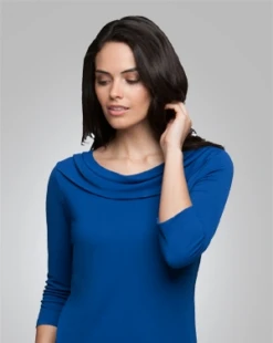 City Collection 2226A Eva 3/4 Sleeve Knit Top -Bisley Shop CITY2226A 3