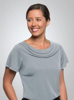 City Collection 2227 Eva S/S Knit Top -Bisley Shop CITY2227 4