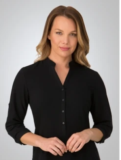 City Collection 2263 So Ezy 3/4 Sleeve Shirt -Bisley Shop CITY2263 4