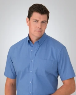 City Collection 4102 S/S Micro Check Shirt