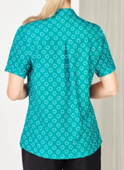 Biz Collection CS948LS Florence Daisy Print S/S Shirt -Bisley Shop CS948LS 4