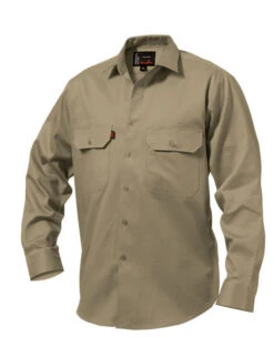King Gee K04010 Open Front Drill Shirt L/S