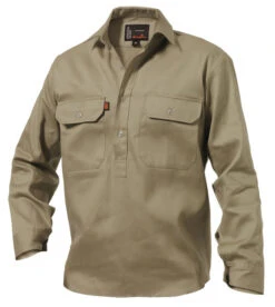 King Gee K04020 Closed Front Drill Shirt L/S