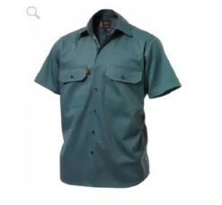 King Gee K04030 Open Front Drill Shirt S/S -Bisley Shop K04030 2
