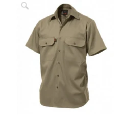 King Gee K04030 Open Front Drill Shirt S/S