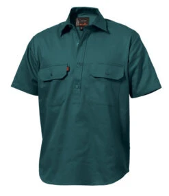 King Gee K04060 Closed Front Drill Shirt S/S