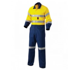 King Gee K51525 Hi-Vis Reflective Spliced Combination Drill Overall