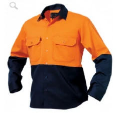 King Gee K54015 Hi-Vis Spliced Drill Shirt L/S