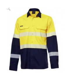 King Gee K54028 Work Cool Pro Hi Vis Reflective Shirt L/S