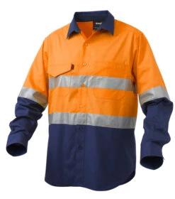 King Gee K54880 Workcool 2 "Hoop" Tape L/s Shirt