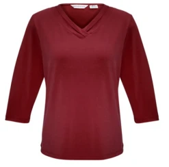 Biz Collection K819LT Lana 3/4 Sleeve Blouse -Bisley Shop K819LT 9