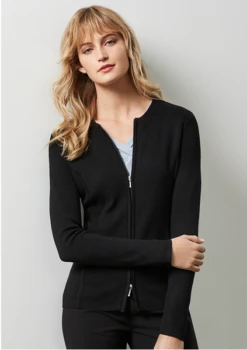 Biz Collection LC3505 2-Way Zip Cardigan