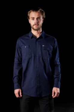 LSH-1 FXD Long Sleeve Work Shirt -Bisley Shop LSH1 2