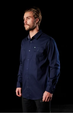 LSH-1 FXD Long Sleeve Work Shirt -Bisley Shop LSH1 3