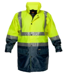 Prime Mover MJ208 (Port West) Fleece Lined Wet Weather Jacket With Tape