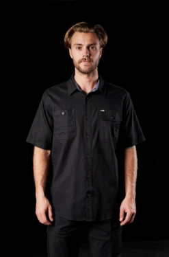 SSH-1 FXD Short Sleeve Work Shirt -Bisley Shop SSH1 2