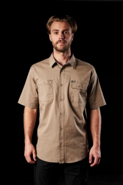SSH-1 FXD Short Sleeve Work Shirt -Bisley Shop SSH1 4