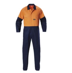 Hard Yakka Y00270 HI VIS 2 Tone Cotton Drill Coverall