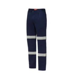 Hard Yakka Y02615 Hi-Visibility Cotton Drill Trouser With 3M Tape