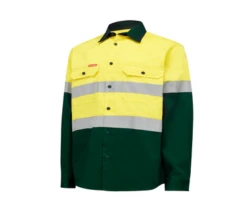 Hard Yakka Y04610 Hi-Visibility Cotton Drill Shirt With Tape