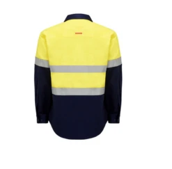 Hard Yakka Y04610 Hi-Visibility Cotton Drill Shirt With Tape -Bisley Shop Y04610 3