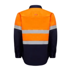 Hard Yakka Y04610 Hi-Visibility Cotton Drill Shirt With Tape -Bisley Shop Y04610 4