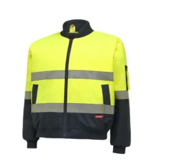 Hard Yakka Y06675 Hard Yakka Hi- Vis 2Tone Bomber Jkt With Hoop Tape -Bisley Shop Y06675 2