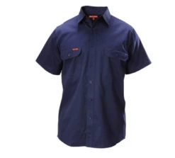 Hard Yakka Y07510 Cotton Drill Shirt Short Sleeve -Bisley Shop Y07510 2