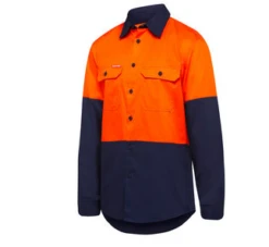 Hard Yakka Y07950 Basic Shirt 2T 145GSM Drill Vented L/S