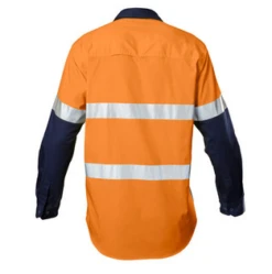 Hard Yakka Y07978 Koolgear Hi Vis 2T CTN Twill Shirt 3/3M TPE L/S -Bisley Shop Y07978 4